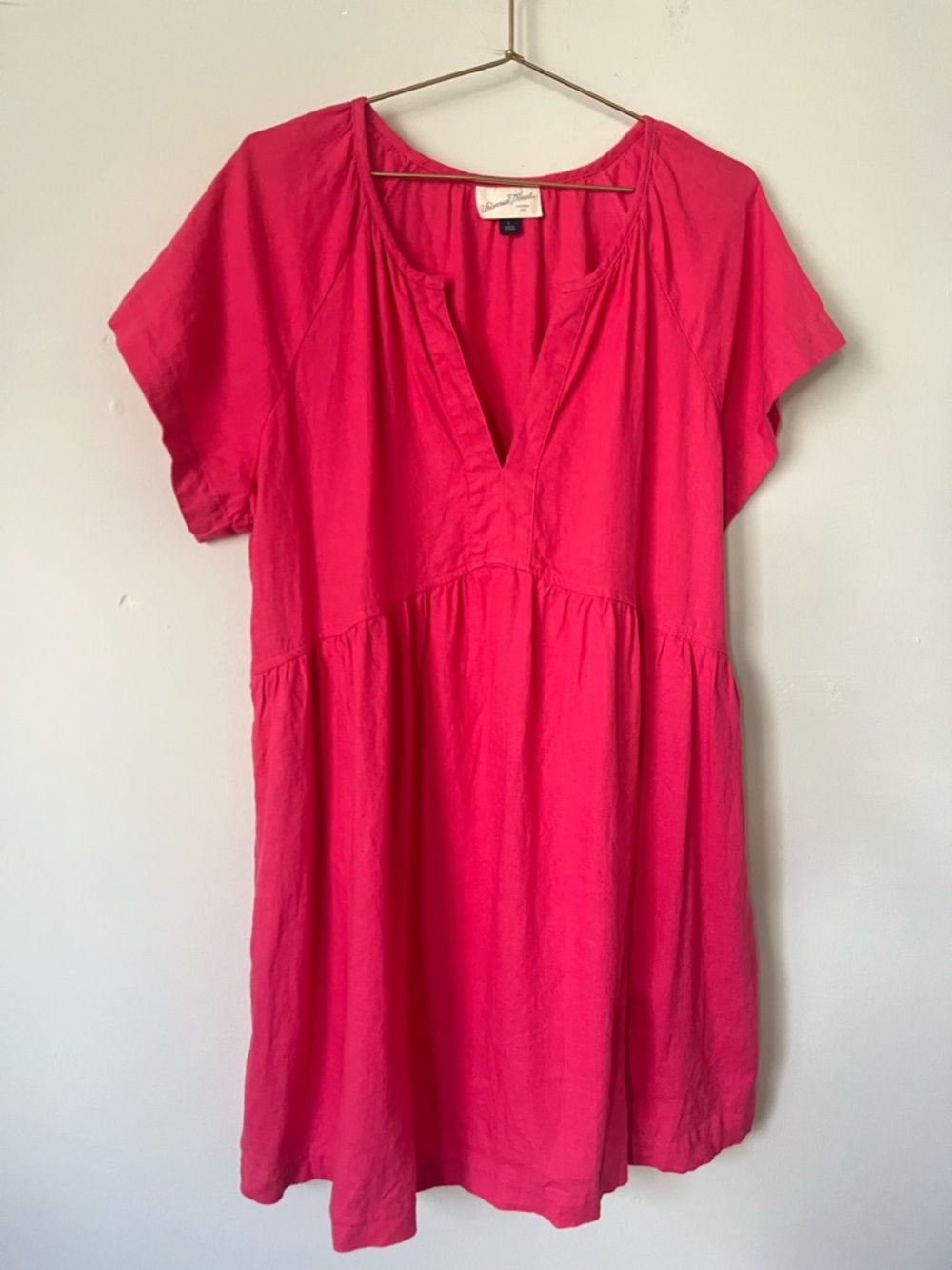 Universal Thread linen cottagecore colorful mini dress size L